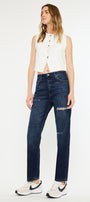 Fox Ultra High Rise 90's Boyfriend Jeans - Official Kancan USA