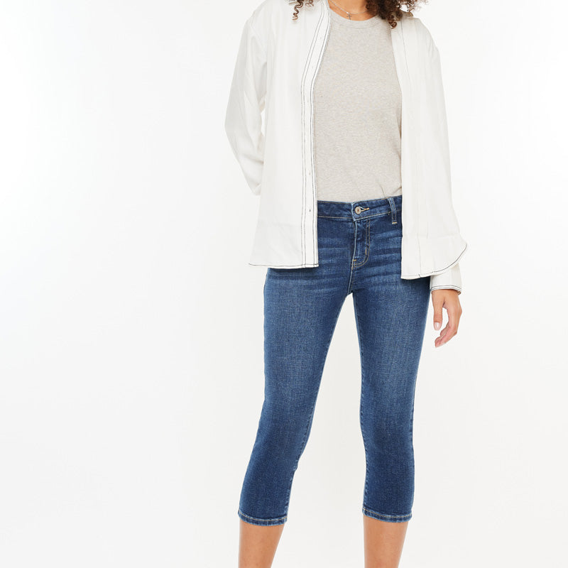 Sweeny Mid Rise Capris - Official Kancan USA
