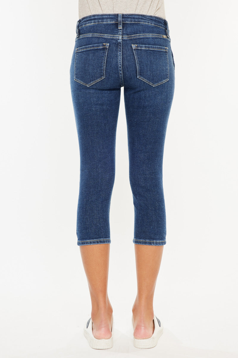 Sweeny Mid Rise Capris Official Kancan USA