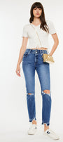 Pamela High Rise Slim Straight Leg Jeans - Official Kancan USA
