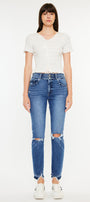 Pamela High Rise Slim Straight Leg Jeans - Official Kancan USA