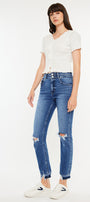 Pamela High Rise Slim Straight Leg Jeans - Official Kancan USA