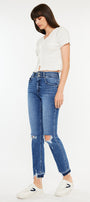 Pamela High Rise Slim Straight Leg Jeans - Official Kancan USA