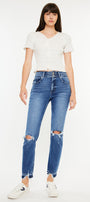 Pamela High Rise Slim Straight Leg Jeans - Official Kancan USA