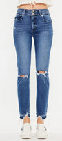 Pamela High Rise Slim Straight Leg Jeans - Official Kancan USA