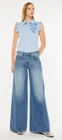 Jocy Mid Rise Super Wide Jeans - Official Kancan USA