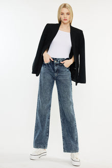  Kora High Rise 90's Straight Leg Jeans - Official Kancan USA