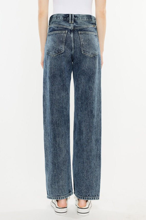 Kora High Rise 90's Straight Leg Jeans - Official Kancan USA