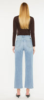 Bethany High Rise 90's Criss Cross Straight Leg Jeans - Official Kancan USA