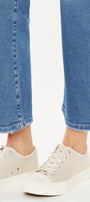 Bethany High Rise 90's Criss Cross Straight Jeans - Official Kancan USA