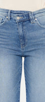 Bethany High Rise 90's Criss Cross Straight Jeans - Official Kancan USA