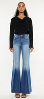 Evangeline High Rise Flare Jeans - Official Kancan USA