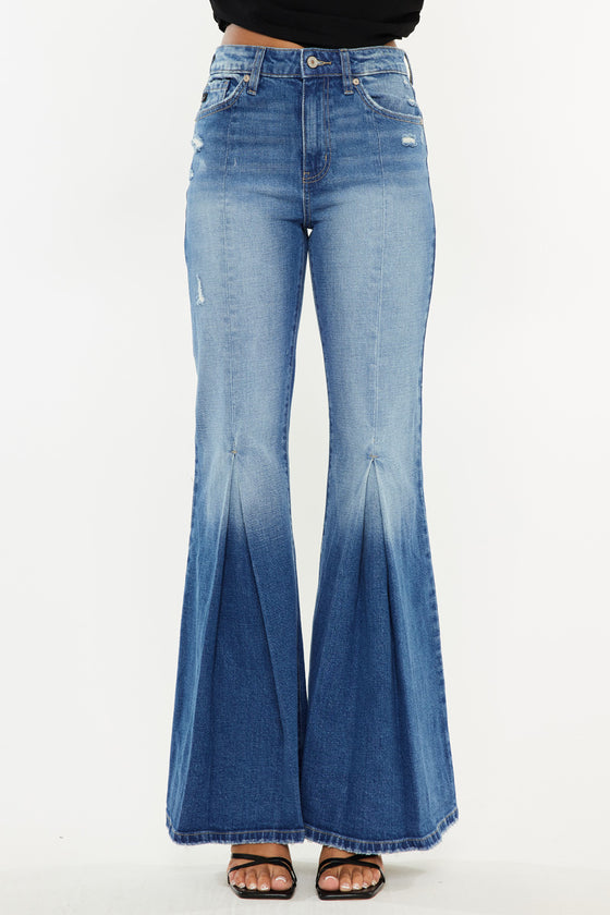 Evangeline High Rise Flare Jeans - Official Kancan USA