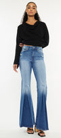 Evangeline High Rise Flare Jeans - Official Kancan USA