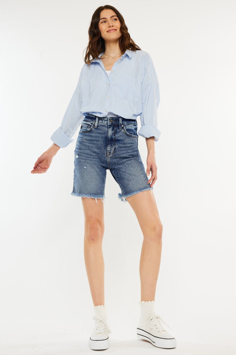 Katrina Ultra High Rise Bermuda Shorts - Official Kancan USA