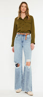 Mercy Ultra High Rise Wide Leg Jeans - Official Kancan USA