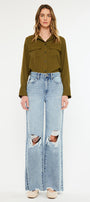 Mercy Ultra High Rise Wide Leg Jeans - Official Kancan USA