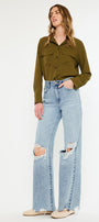 Mercy Ultra High Rise Wide Leg Jeans - Official Kancan USA
