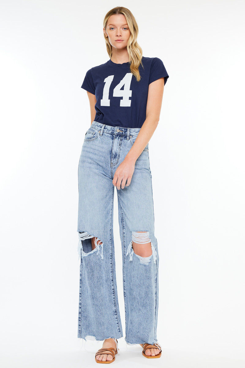 Mercy Ultra High Rise Wide Leg Jeans