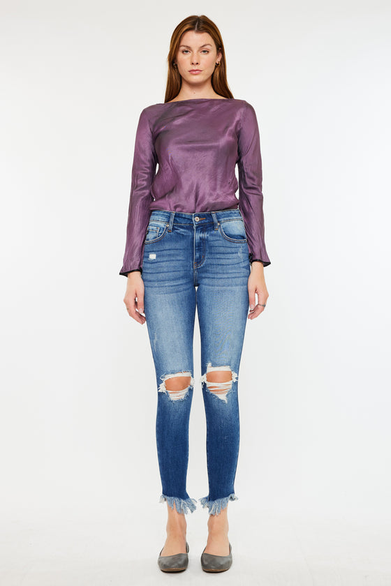 Kirstie High Rise Ankle Skinny Jeans - Official Kancan USA