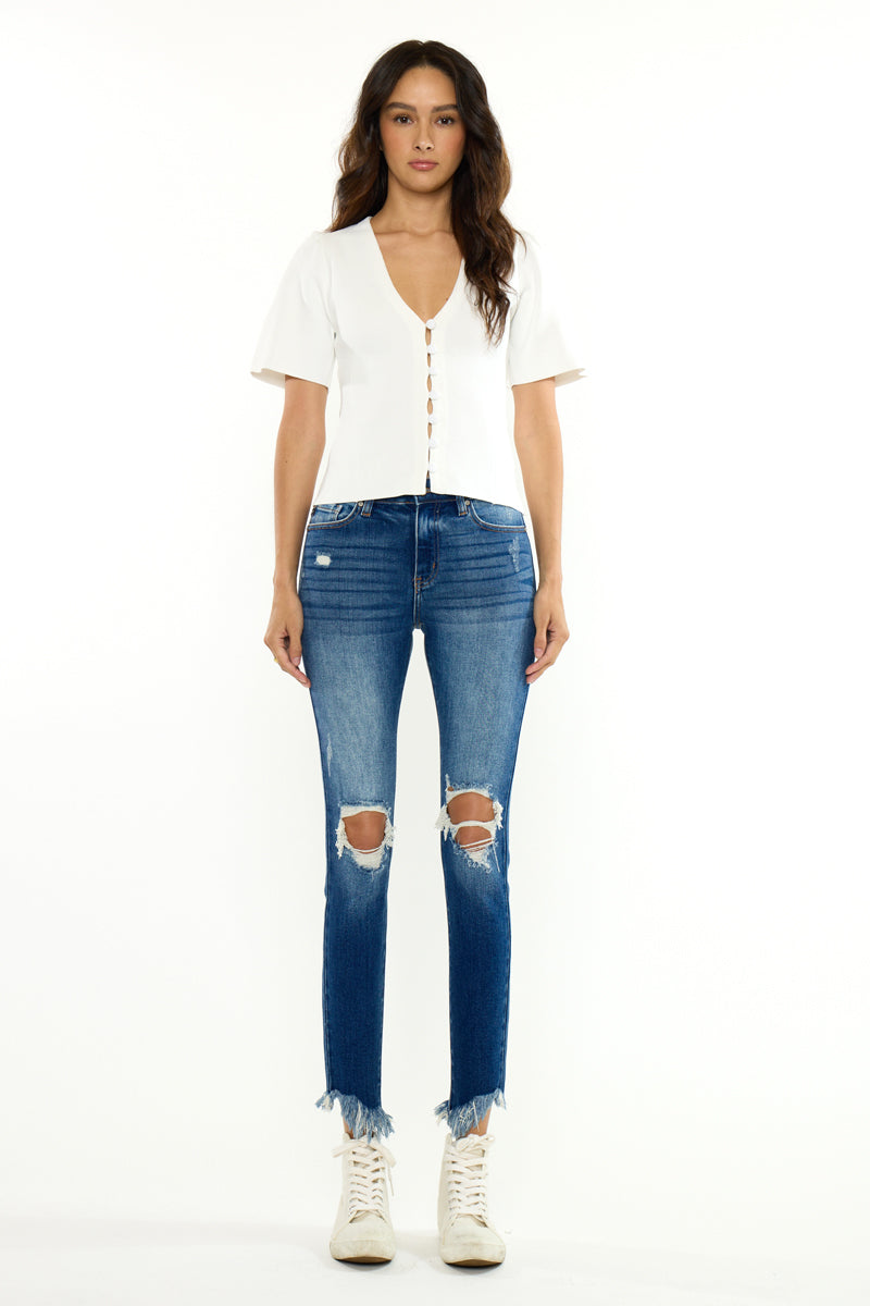 Kirstie High Rise Ankle Skinny