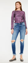 Kirstie High Rise Ankle Skinny Jeans - Official Kancan USA