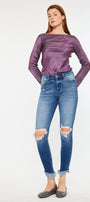 Kirstie High Rise Ankle Skinny Jeans - Official Kancan USA