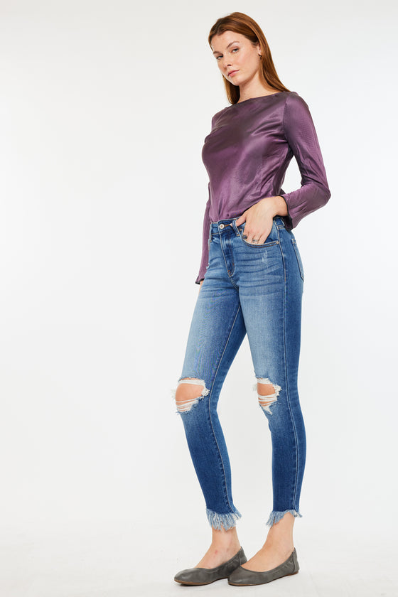 Kirstie High Rise Ankle Skinny Jeans - Official Kancan USA