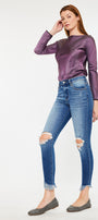 Kirstie High Rise Ankle Skinny Jeans - Official Kancan USA