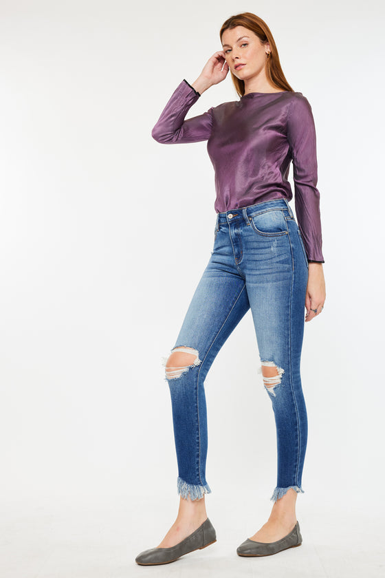 Kirstie High Rise Ankle Skinny Jeans - Official Kancan USA