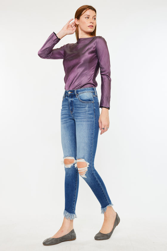 Kirstie High Rise Ankle Skinny Jeans - Official Kancan USA