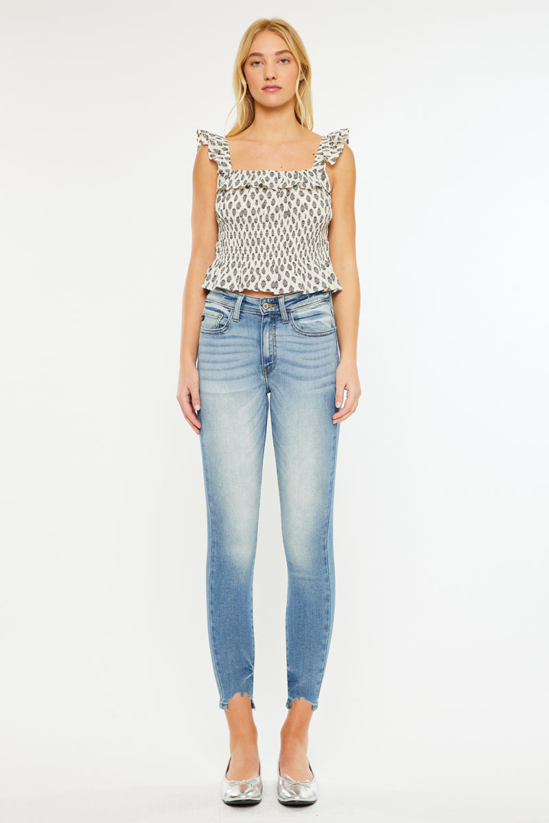 Palmer High Rise Ankle Skinny - Official Kancan USA