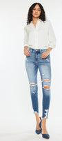 Kaden High Rise Ankle Skinny Jeans - Official Kancan USA