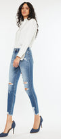 Kaden High Rise Ankle Skinny Jeans - Official Kancan USA