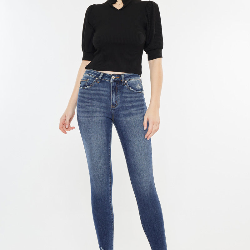 Hailey High Rise Super Skinny Jeans - Official Kancan USA