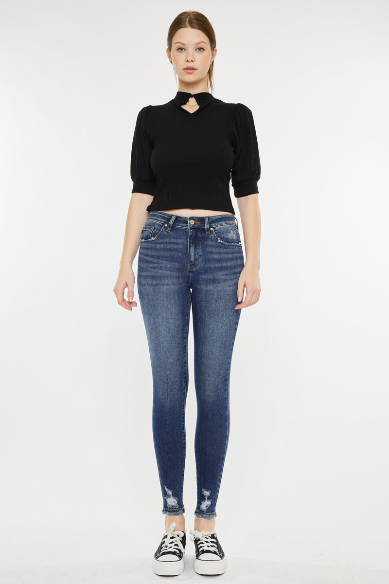 Hailey High Rise Super Skinny Jeans - Official Kancan USA