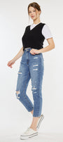Bobbie Ultra High Rise Straight Leg Jeans - Official Kancan USA
