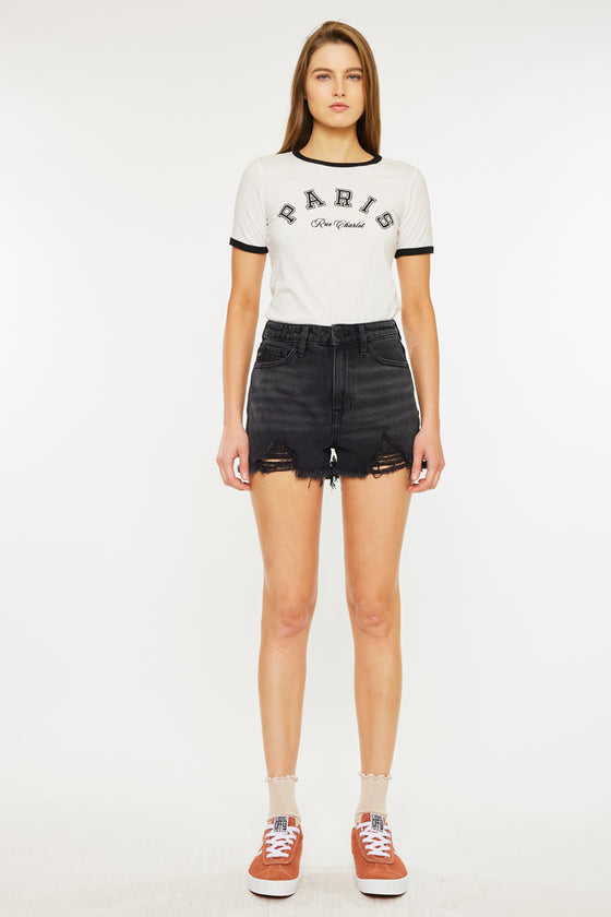 Ivanna Ultra High Rise Mom Shorts - Official Kancan USA