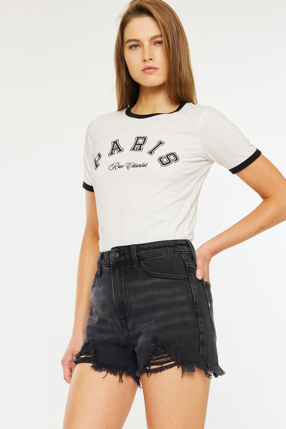 Ivanna Ultra High Rise Mom Shorts - Official Kancan USA