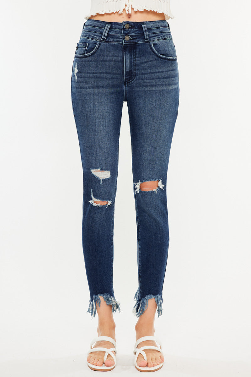 Truly High Rise Ankle Skinny – Kancan USA