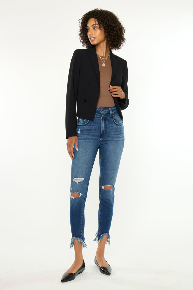 Truly High Rise Ankle Skinny - Official Kancan USA