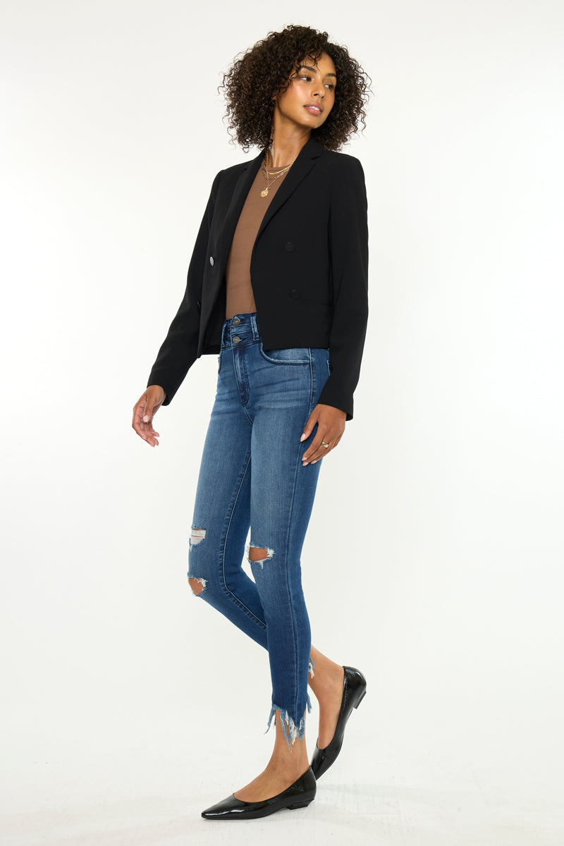 Truly High Rise Ankle Skinny - Official Kancan USA