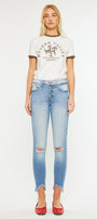 Kitson High Rise Ankle Skinny Jeans - Official Kancan USA