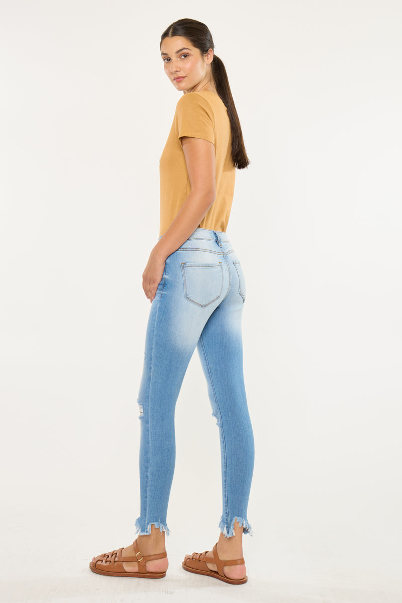 Kitson High Rise Ankle Skinny Jeans - Official Kancan USA