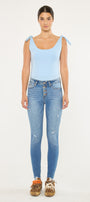 Cecilia High Rise Ankle Skinny Jeans - Official Kancan USA
