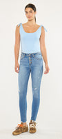 Cecilia High Rise Ankle Skinny Jeans - Official Kancan USA
