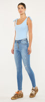 Cecilia High Rise Ankle Skinny Jeans - Official Kancan USA
