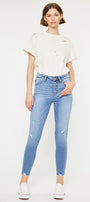 Cecilia High Rise Ankle Skinny Jeans - Official Kancan USA