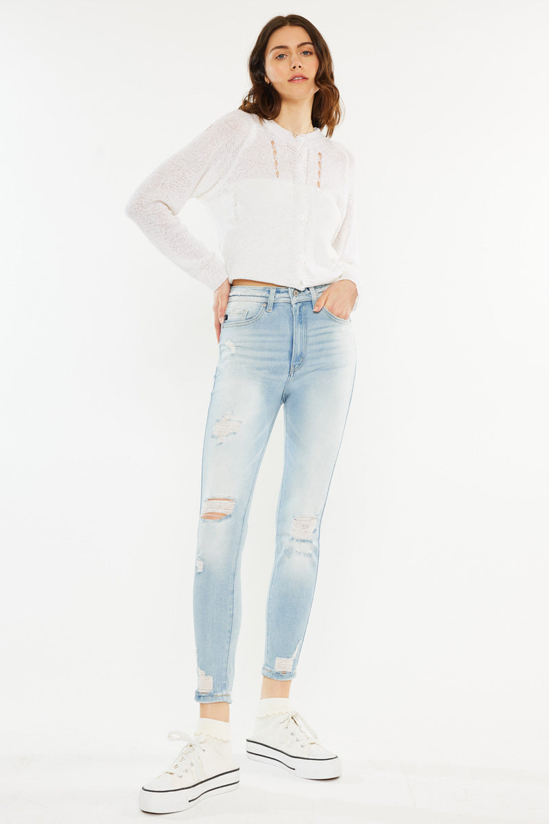 Dakota Ultra High Rise Ankle Skinny – Kancan USA