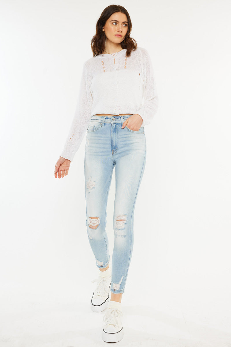 Dakota Ultra High Rise Ankle Skinny – Kancan USA